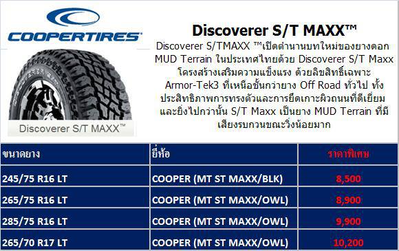Cooper Tires ราคายาง4X4ถูก รูปที่ 4