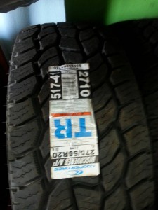 ราคายาง Cooper  tyre 275 55 20 รุ่น at3 (1)